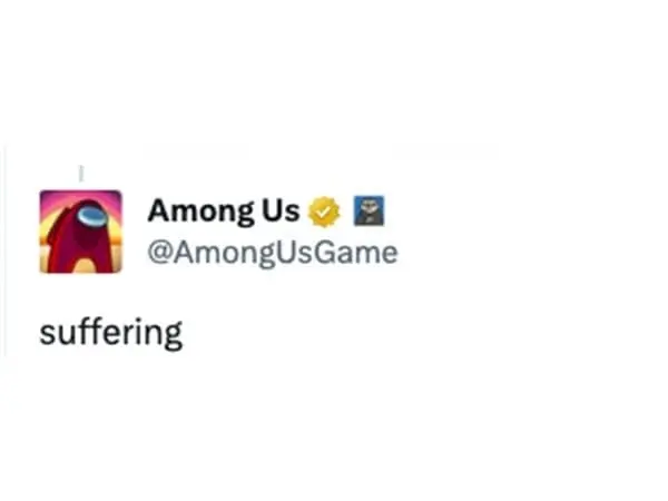 @AmongUsGame suffering