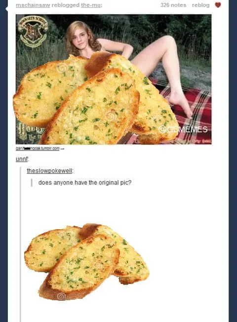 Garlic Bread Memes does anyone have the original pic?