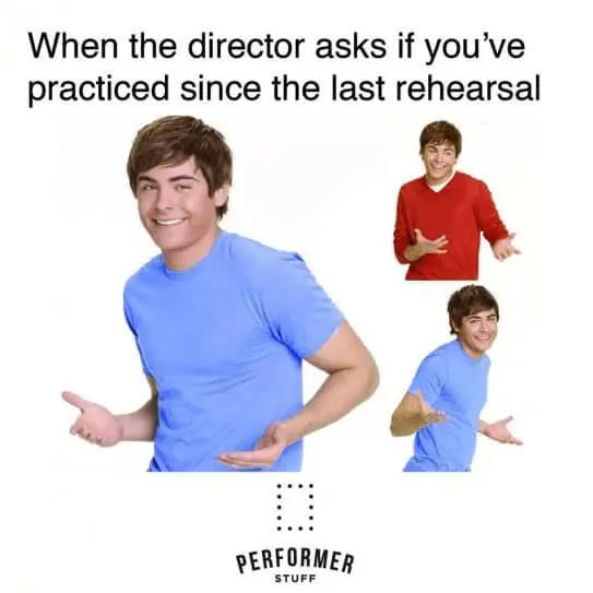theater memes, theatre memes, Musical Theatre Humor, Drama Club Shenanigans, Actor Life, Stage Performance Jokes, Backstage Antics, Broadway Laughs