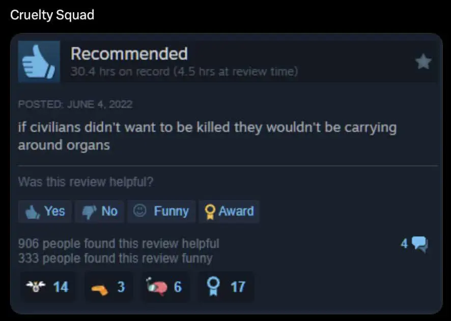 funny steam reviews, game reviews, humorous Steam reviews, gamer reviews, Steam humor, gaming jokes, video game humor, Steam comments, game reviews humor, witty Steam feedback