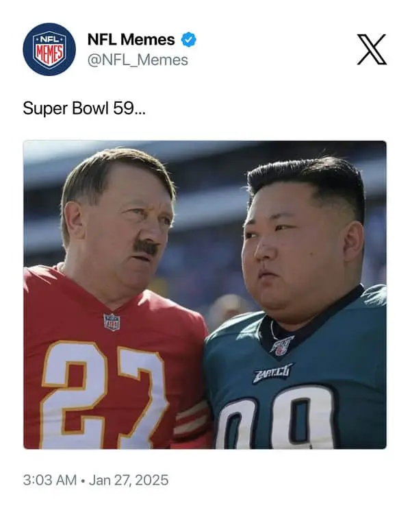 super bowl memes, funny super bowl tweets, super bowl tweets, eagles vs chiefs memes, eagles memes, chiefs memes, big game comedic bits, championship humor, NFL final jokes, pro football comedic lines, league meltdown references, eagles vs chiefs, bird vs arrow comedic banter, team rivalry jokes, football humor, gridiron comedic points, pigskin pun references