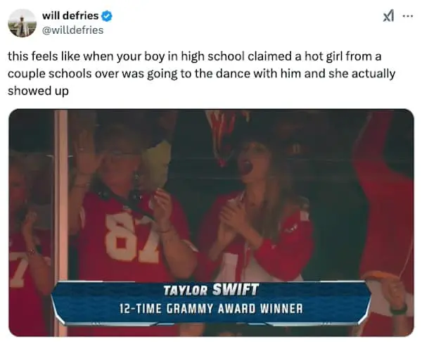 taylor swift travis kelce memes, Taylor swift memes, travis kelce memes, Swift-Kelce humor, celebrity couple jokes, pop culture memes, Super Bowl memes, NFL humor, celebrity relationship jokes, football memes, sports humor, famous couple memes