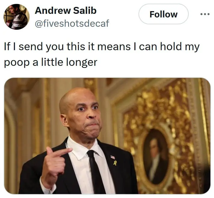 cory booker memes, filibuster memes, cory booker jokes, cory booker comedic tributes, cory booker satire, filibuster memes, filibuster jokes, senatorial speech humor, marathon filibuster humor, progressive memes, left-leaning memes, liberal humor, political memes, government gags, politician jokes, democratic memes, dem-friendly humor, donkey party references