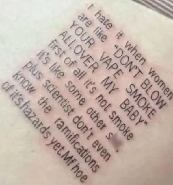 bad tattoos, tatoo fails, cringe tattoos, insane tattoos, strange body art, unique ink, bizarre tattoos, odd tattoos, unusual body art, weird tattoos
