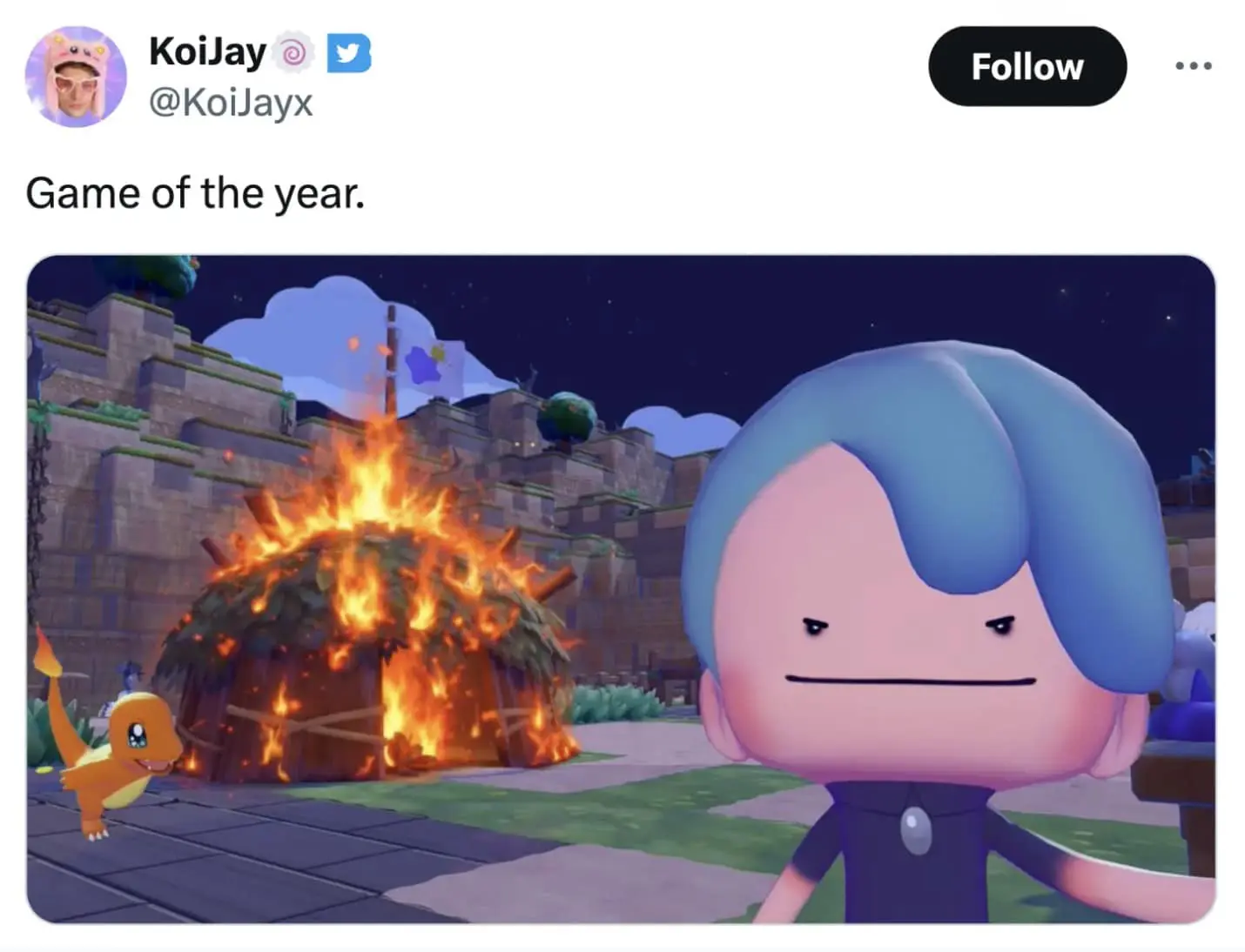 Pokopia meme captures an awkward social exchange where a pink Shellos asks its blue counterpart why they are different colors, prompting the viral "you can't just ask people that" Twitter reaction.