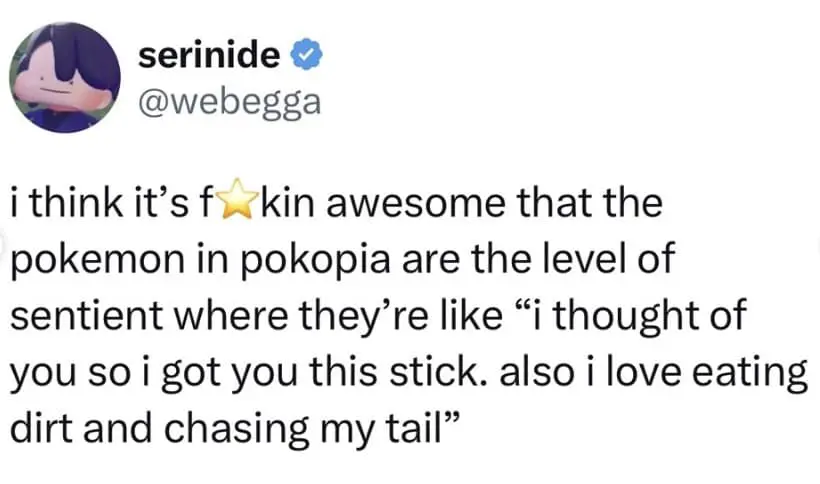 Capturing the launch day FOMO, this Pokemon Pokopia meme features a lonely, dejected Gengar sitting on city steps to represent fans stuck without a "Switch 2" on release day