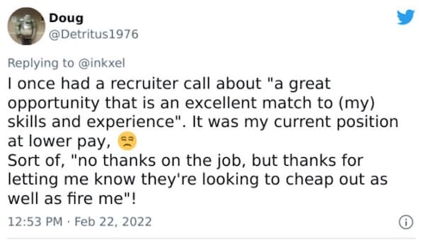 Funny job recruiter stories and the people they happened to (A Thread)