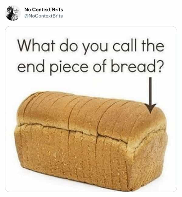 End piece of bread name112062022 Thunder Dungeon The Funniest