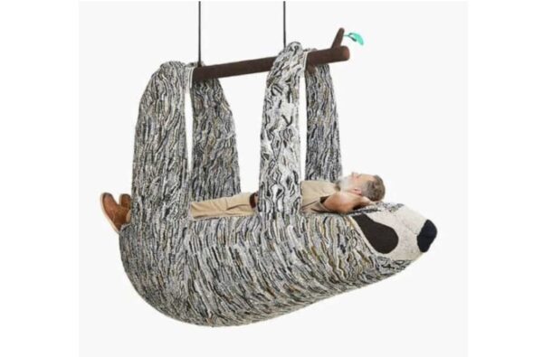giant hanging sloth hammock pillow
