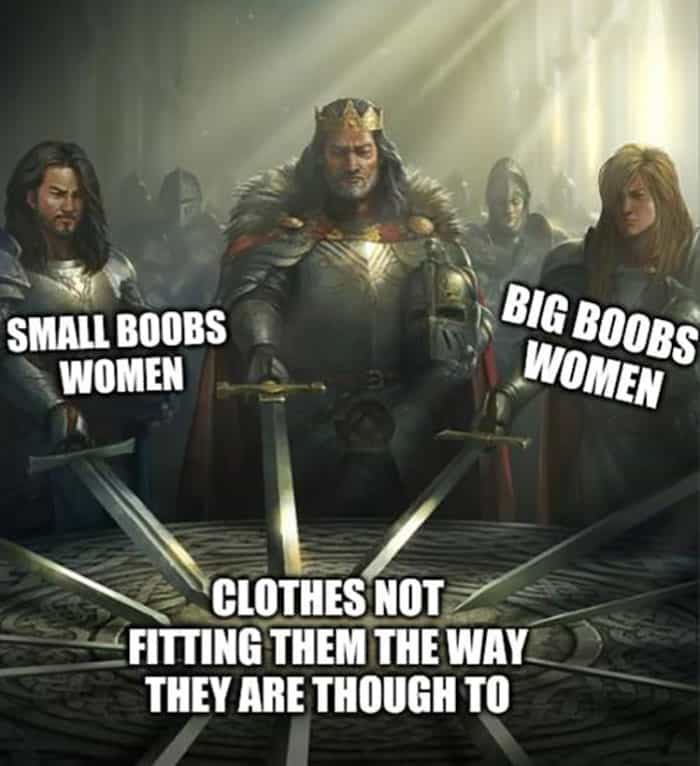 SMALL BOOBS WOMEN BIG BOOBS WOMEN CLOTHES NOT FITTING THEM THE WAY THEY ARE THOUGH TO