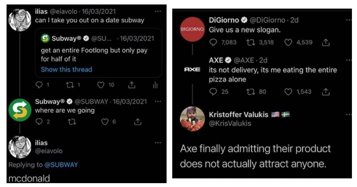 25 Funny twitter exchanges between brands and their customers