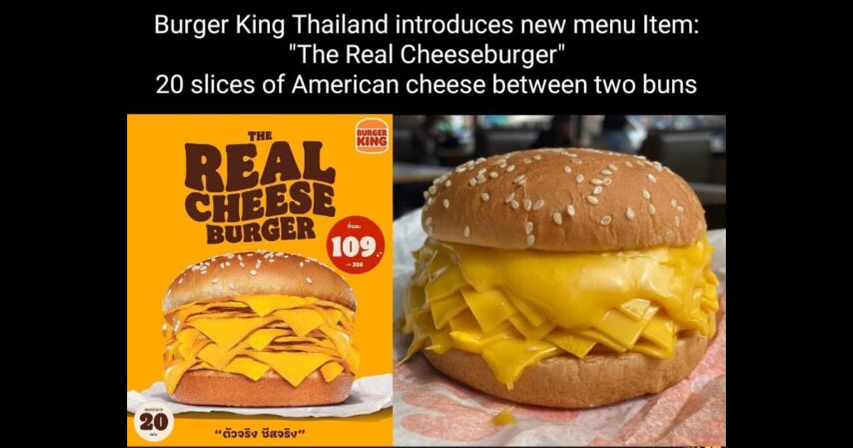 20 Real Cheeseburger Memes Because Burger King Released An All Cheese