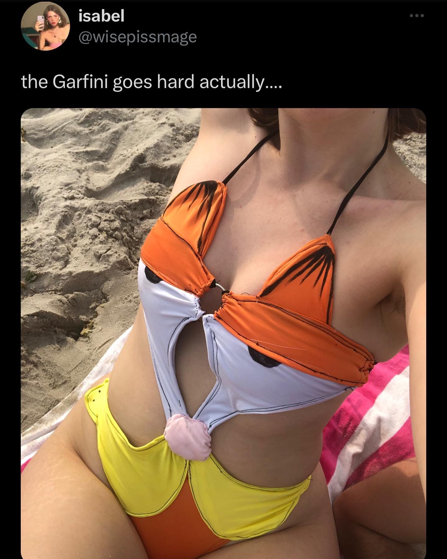 inappropriate shirts the Garfini goes hard actually...