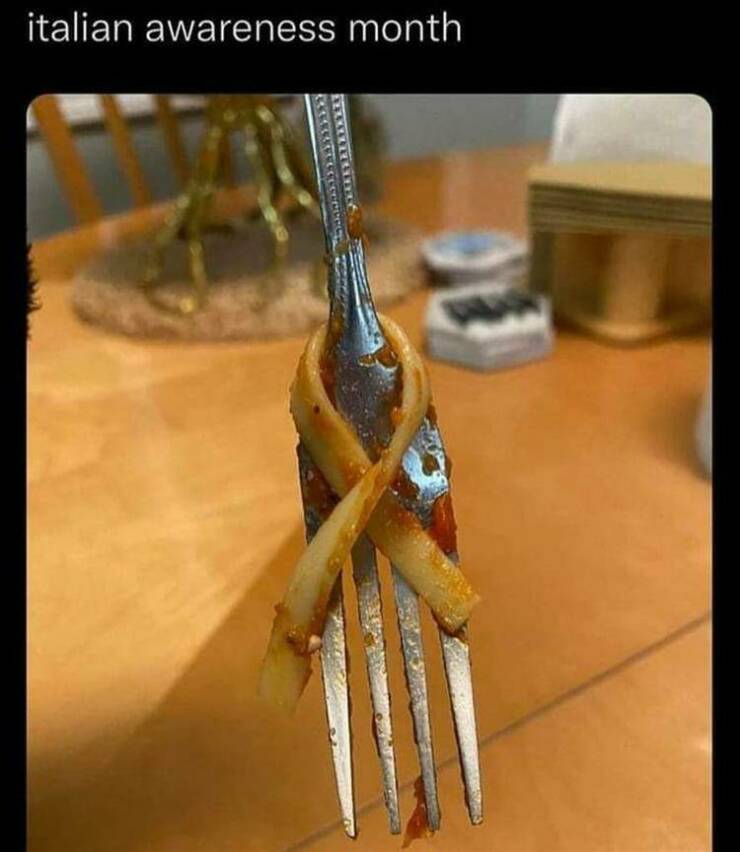 funny memes italian awareness month