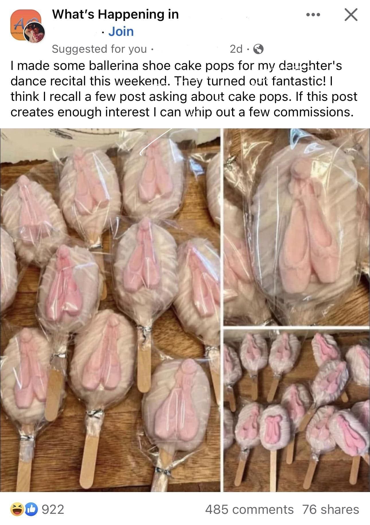 funny memes I made some ballerina shoe cake pops for my daughter's dance recital this weekend. They turned out fantastic! I think I recall a few post asking about cake pops. If this post creates enough interest I can whip out a few commissions.