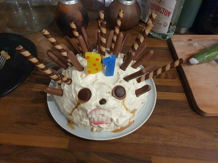 hedgehog cake
