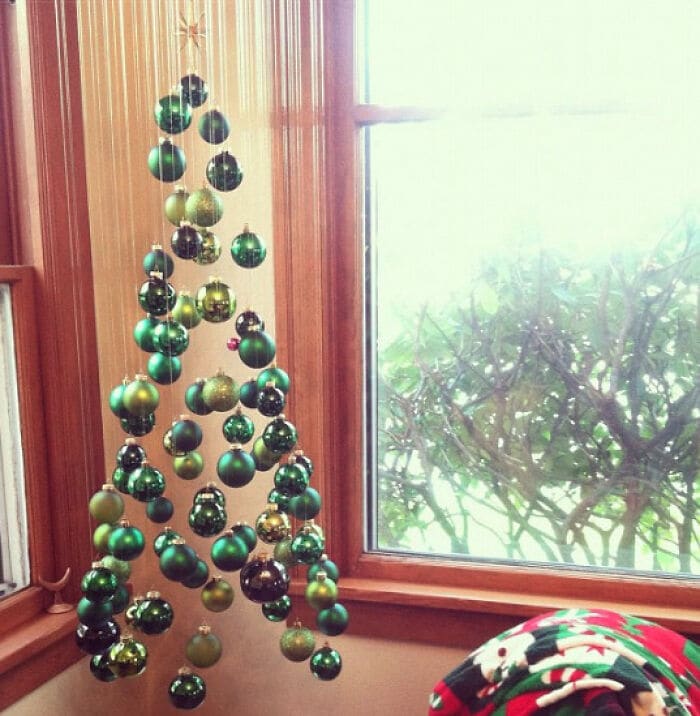 Cool minimalist designs Christmas tree hanging