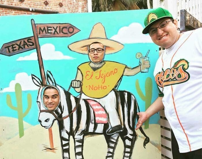 Funny face cutouts Mexican