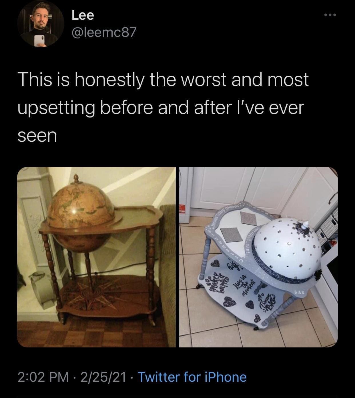 funny memes This is honestly the worst and most upsetting before and after I've ever seen