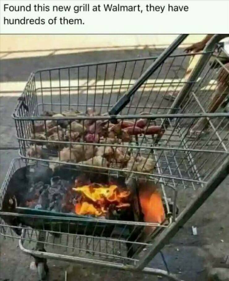 funny memes Found this new grill at Walmart, they have hundreds of them.