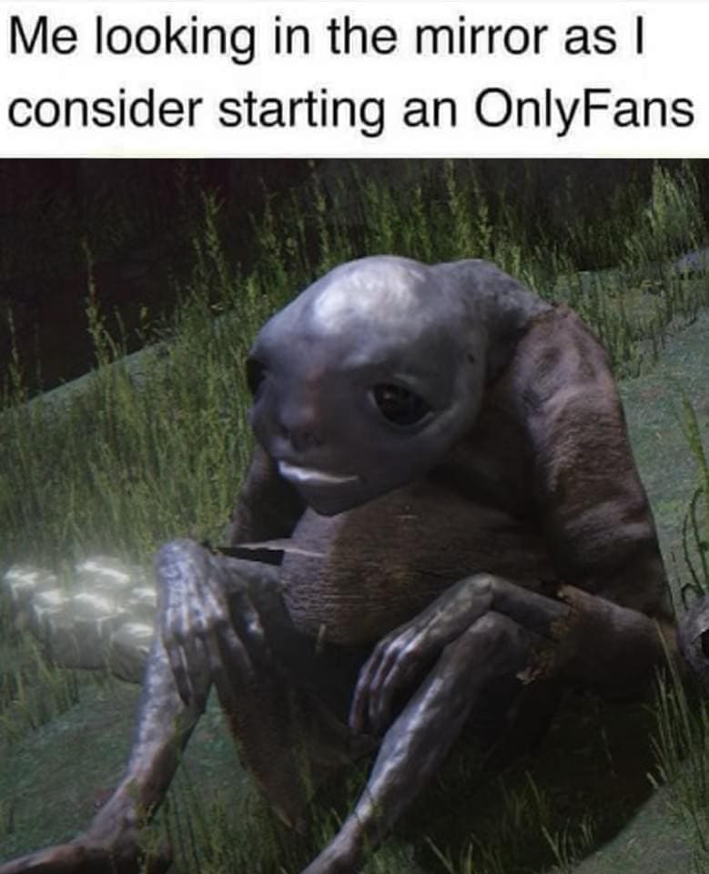 funny pics Me looking in the mirror as l consider starting an OnlyFans