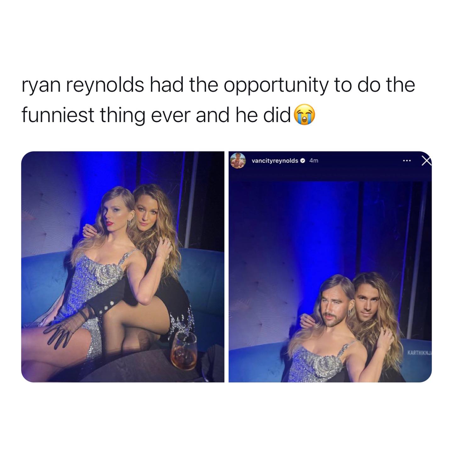 funny pics ryan reynolds had the opportunity to do the funniest thing ever and he did