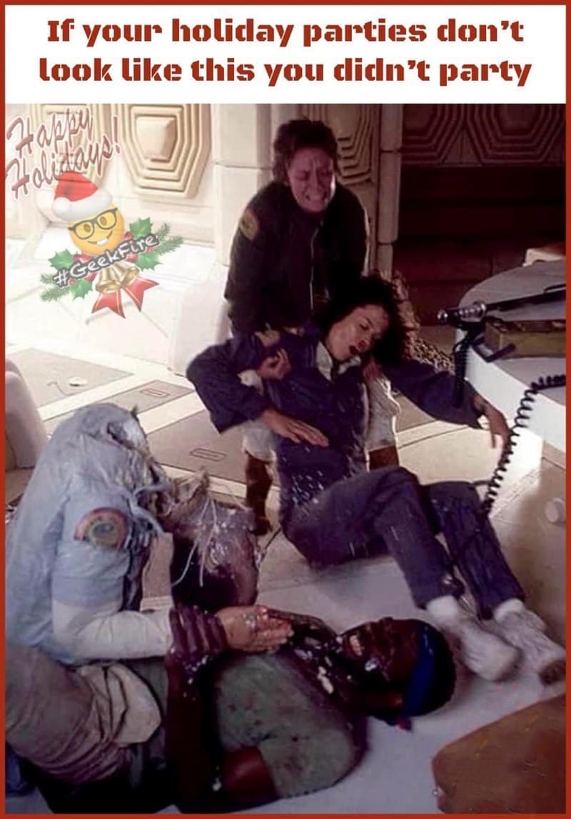 Sci-fi memes If your holiday parties don't look like this you didn't party