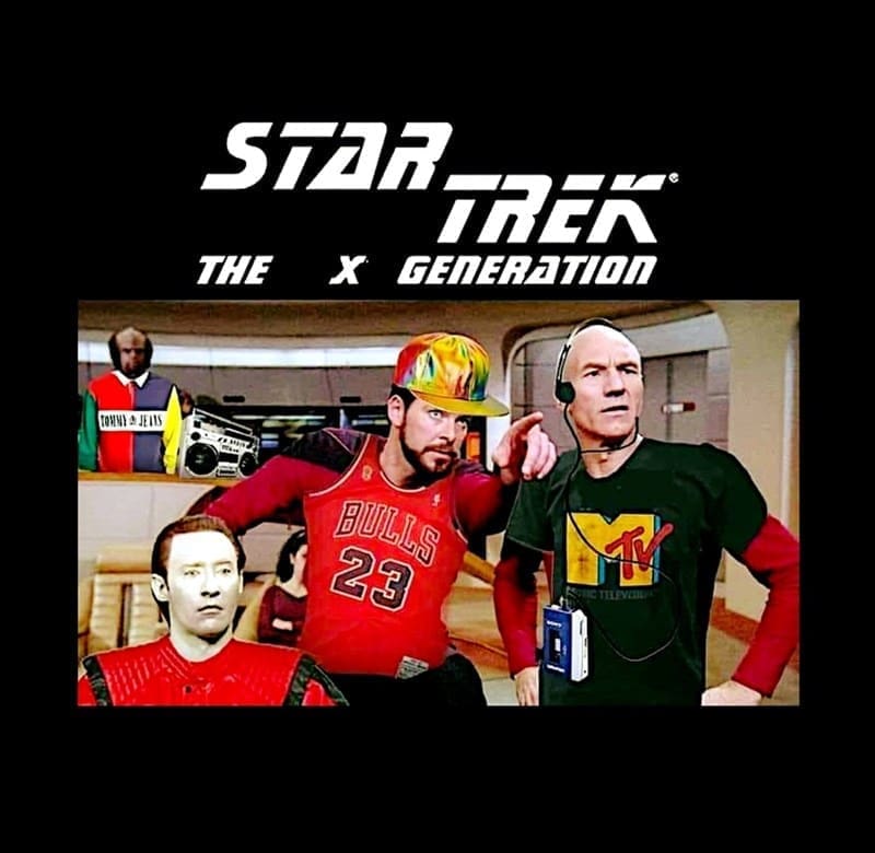 Sci-fi memes Star Trek the x generation