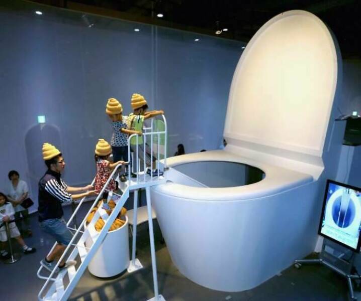 Weirdest Toilets giant toilet tour museum