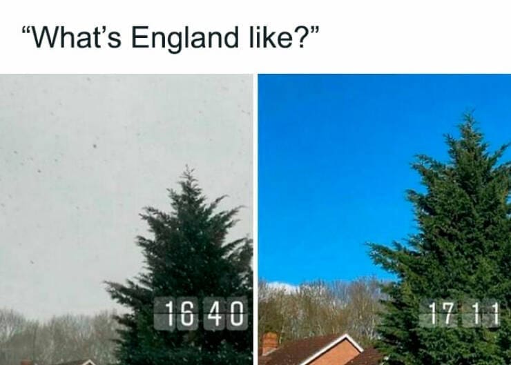 British humor "What's England like?"
