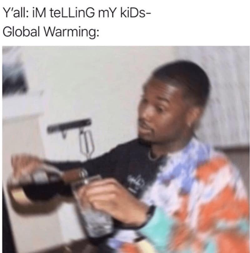 climate change memes, environmental laughter