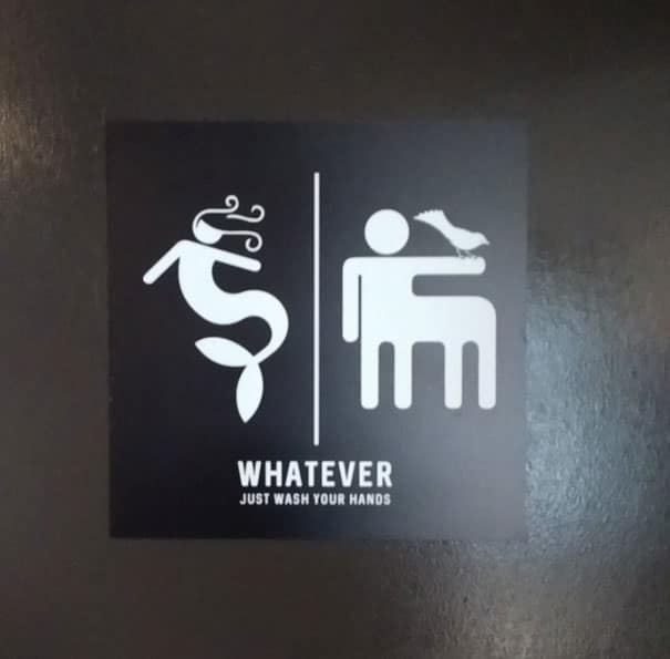 funny bathroom signs, witty toilet signs