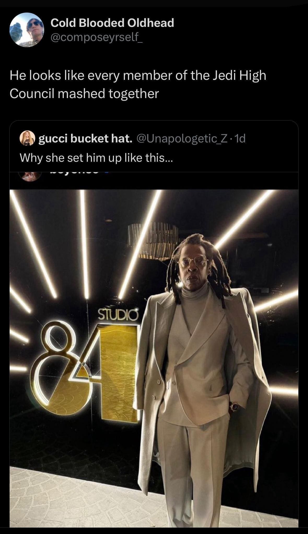 funny memes He looks like every member of the Jedi High Council mashed together