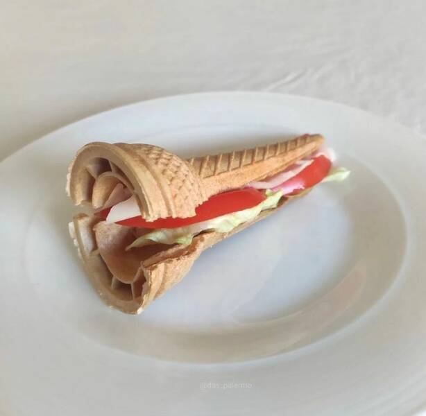 funny memes ice cream cone sandwich