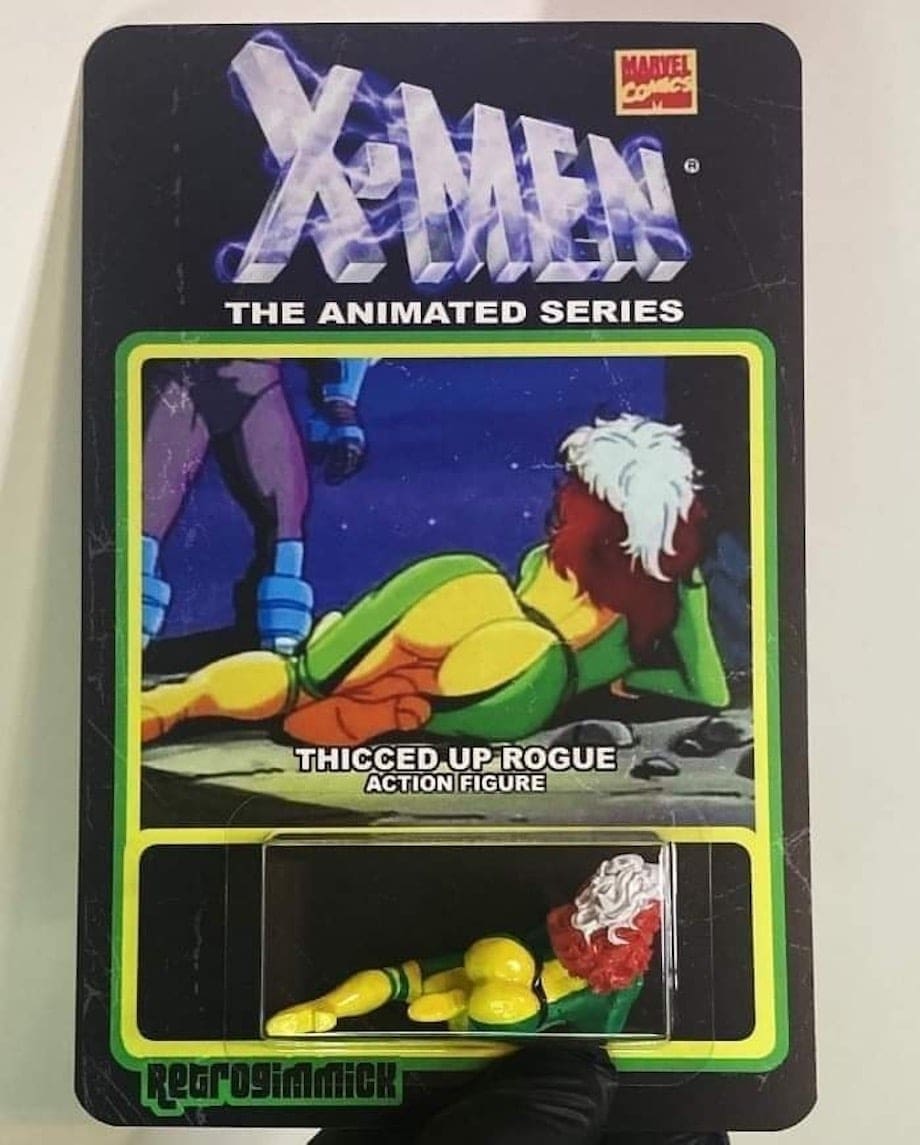 funny memes THICCED UP ROGUE ACTION FIGURE