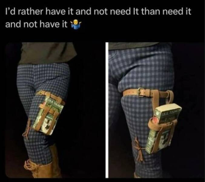 funny memes I'd rather have it and not need It than need it and not have it 1®