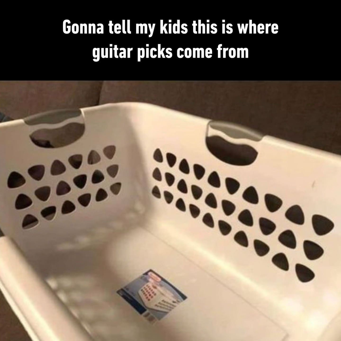 funny pics Gonna tell my kids this is where guitar picks come from
