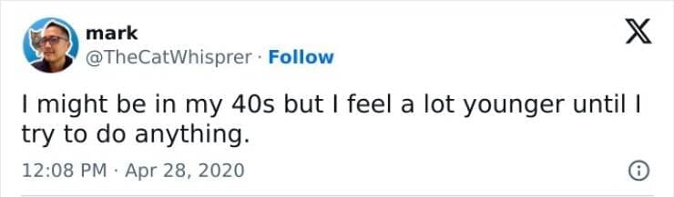 Midlife crisis memes I might be in my 40s but I feel a lot younger until I try to do