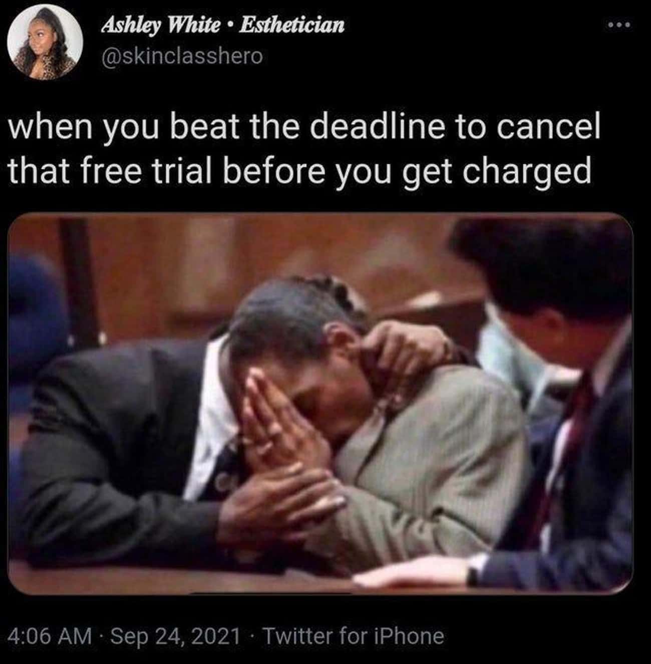 Money memes when you beat the deadline to cancel that free trial before you get charged