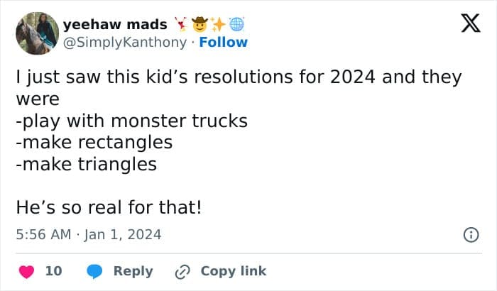 new years resolutions for kids