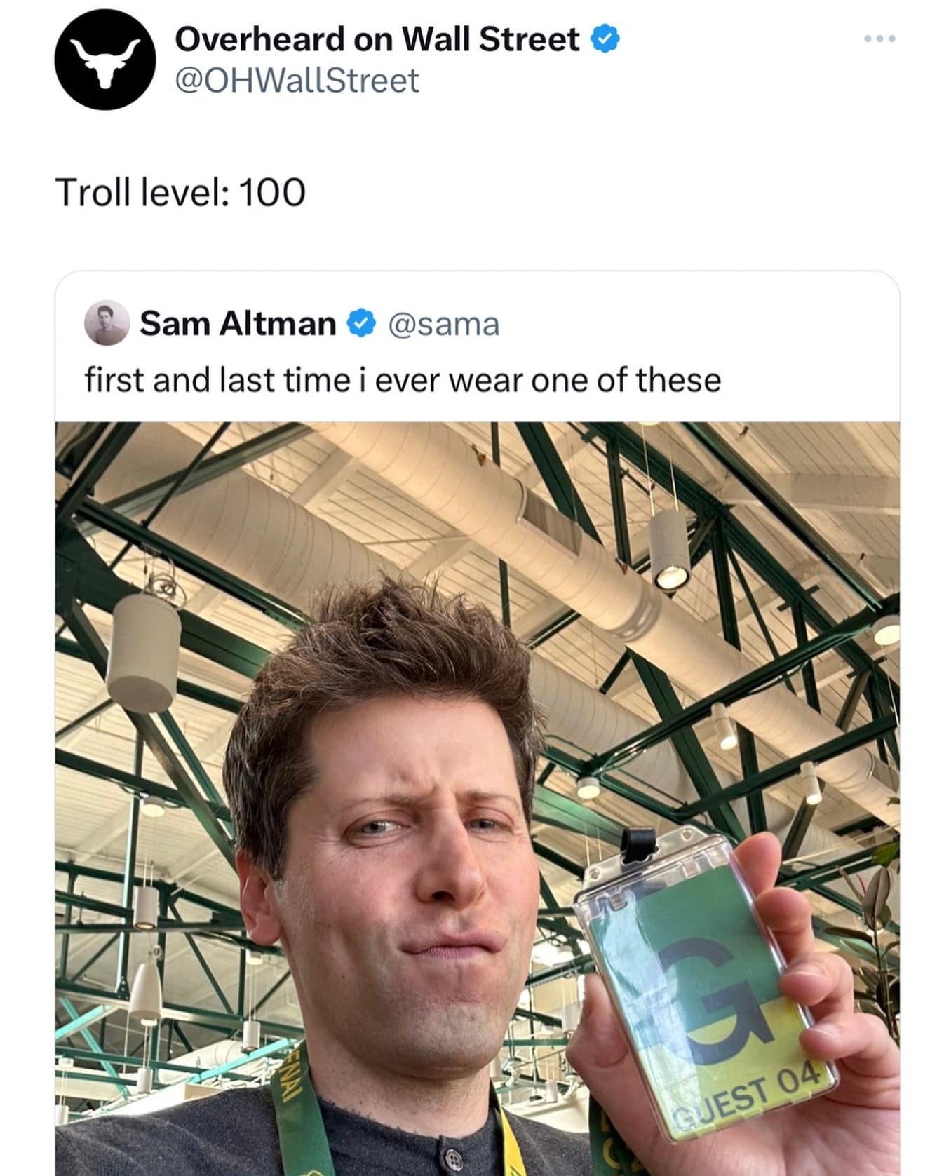 overheard on wall street, stock market comedy