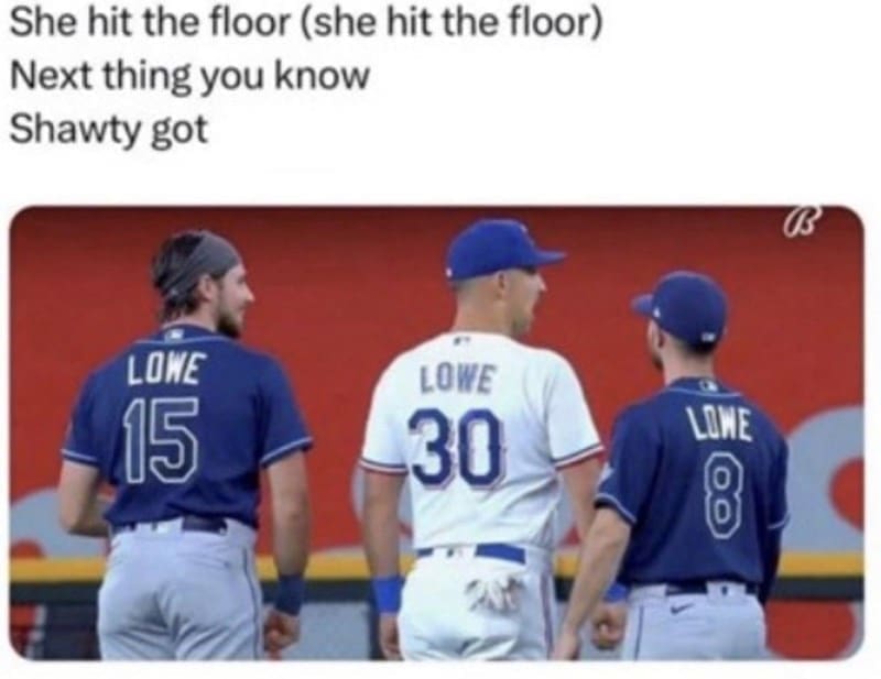 Puns Using Song Lyrics She hit the floor (she hit the floor) Next thing you know Shawty got LOWE 15 LOWE 30 LOME