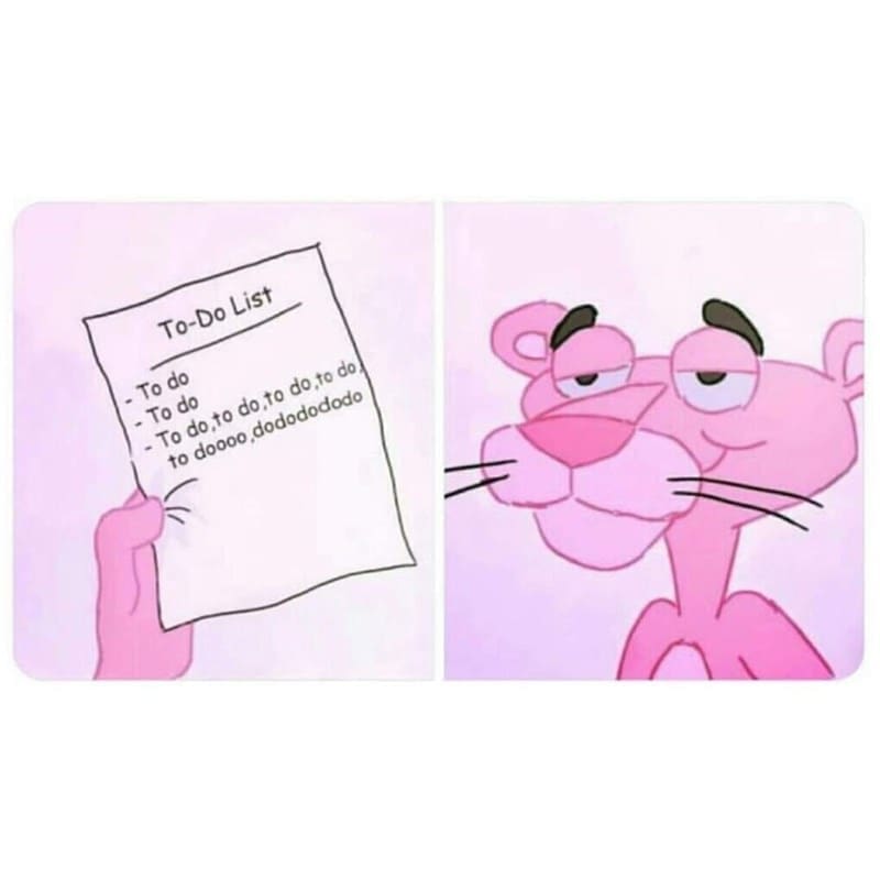 Puns Using Song Lyrics To-Do List - To do - To do - To do,to do to do,to do, to doodo dododododo