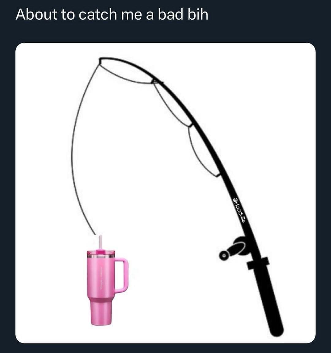 Stanley Tumblr Cup Mug Memes About to catch me a bad bih