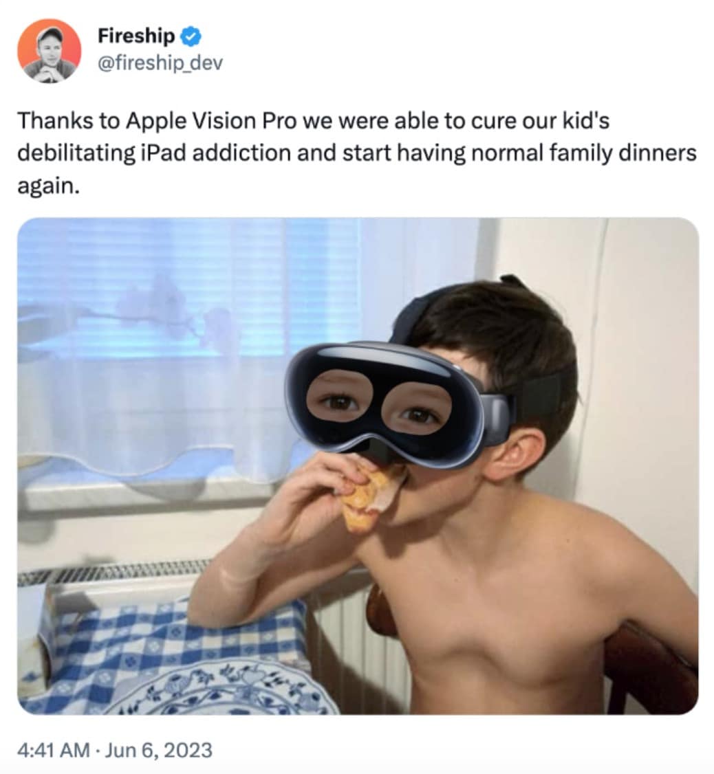 apple vision pro memes, apple vision pro, VR goggles, AI goggles