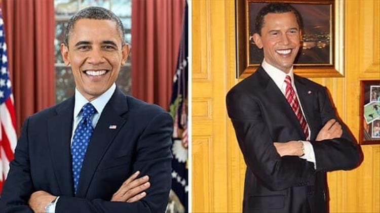 barock obama bad wax figure