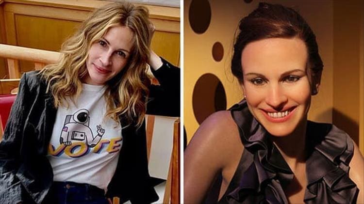 Julia roberts bad wax figure