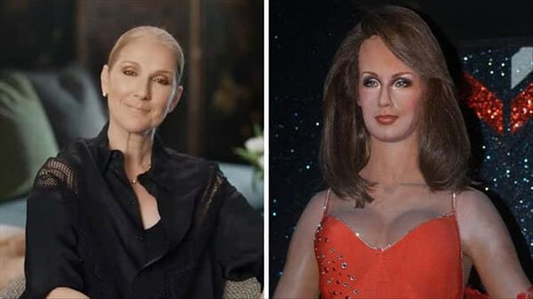 celine dion bad wax figure