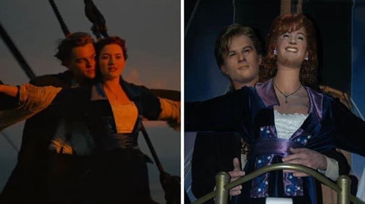 titanic Leo bad wax figure
