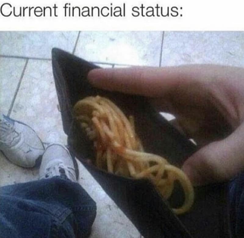 Current financial status:
